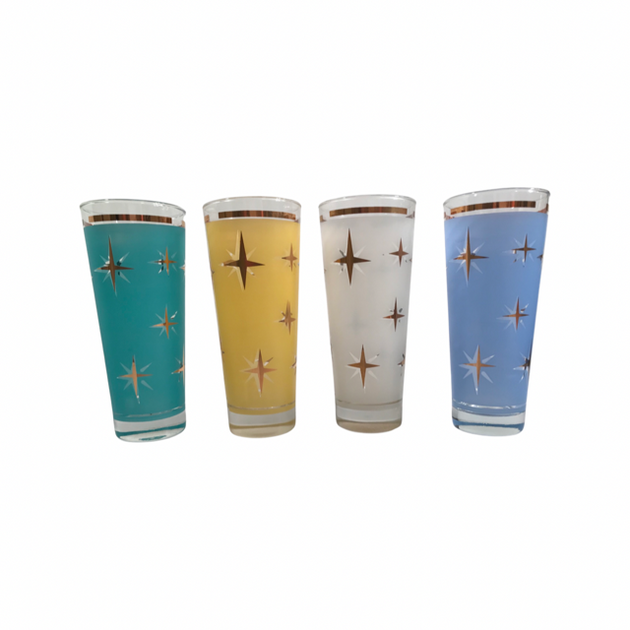 Tall Cocktail Glasses Set of 4