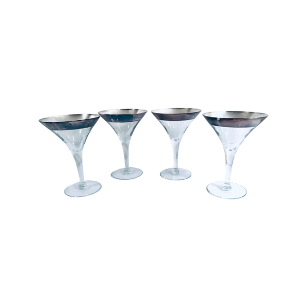 Mid Century Lulu Mixing Glass & Martini Glass Set