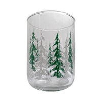 Load image into Gallery viewer, Libbey Vintage Frosted Trees Double Old Fashion Glasses (Set of 4)
