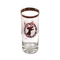 Load image into Gallery viewer, Culver Signed Mid-Century Rudolph The Red Nose Reindeer Highball Glass (Single)
