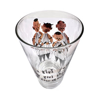 Load image into Gallery viewer, Gay Fad Signed Mid-Century Barbershop Quartet Glasses (Set of 4)
