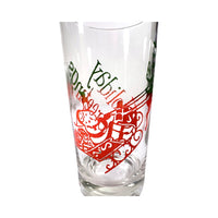 Load image into Gallery viewer, Vintage Santa and Sleigh Holiday Greetings Glasses (Set of 6)
