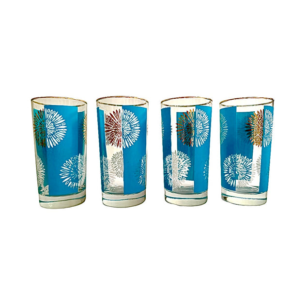Libbey Mid-Century Partytime Glassware Radiance Glasses (Set of 4 ...