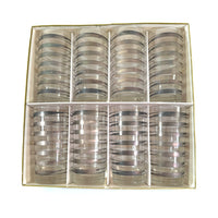 Load image into Gallery viewer, Libbey Mid-Century Sterling Silver Element Glasses (Set of 8)
