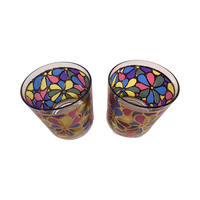 Load image into Gallery viewer, Georges Briard Signed Mid-Century Flower Power Glasses (Set of 2)

