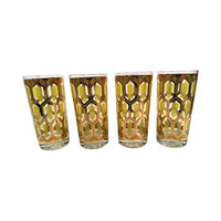Load image into Gallery viewer, Culver Mid-Century Stained Glass Windows Glasses (Set of 4)
