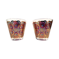 Load image into Gallery viewer, Georges Briard Signed Mid-Century Peacock Glasses (Set of 2)
