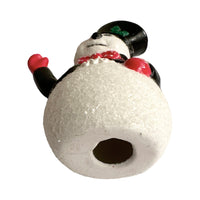 Load image into Gallery viewer, Ceramic Snowman with Black Hat
