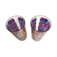 Load image into Gallery viewer, Georges Briard Signed Mid-Century Peacock Glasses (Set of 2)
