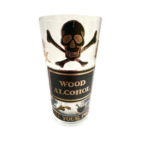 Load image into Gallery viewer, Georges Briard Mid-Century Name Your Poison Wood Alcohol Glass

