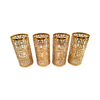 Load image into Gallery viewer, Imperial Glass Shoji 22-Karat Gold Mid-Century Highball Glasses (Set of 4)
