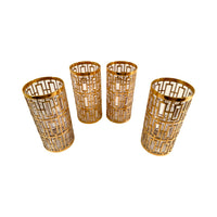 Load image into Gallery viewer, Imperial Glass Shoji 22-Karat Gold Mid-Century Highball Glasses (Set of 4)
