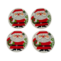 Load image into Gallery viewer, Vintage Stotter Santa Coasters (Set of 4)
