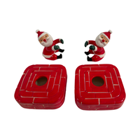 Load image into Gallery viewer, Holt Howard Vintage Santa Candle Climbers Set
