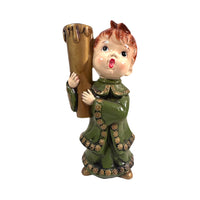 Load image into Gallery viewer, Vintage Star Choir Boy Candle Holder
