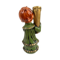 Load image into Gallery viewer, Vintage Star Choir Boy Candle Holder

