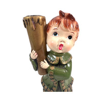 Load image into Gallery viewer, Vintage Star Choir Boy Candle Holder
