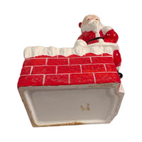 Load image into Gallery viewer, Napco Santa in Chimney Planter
