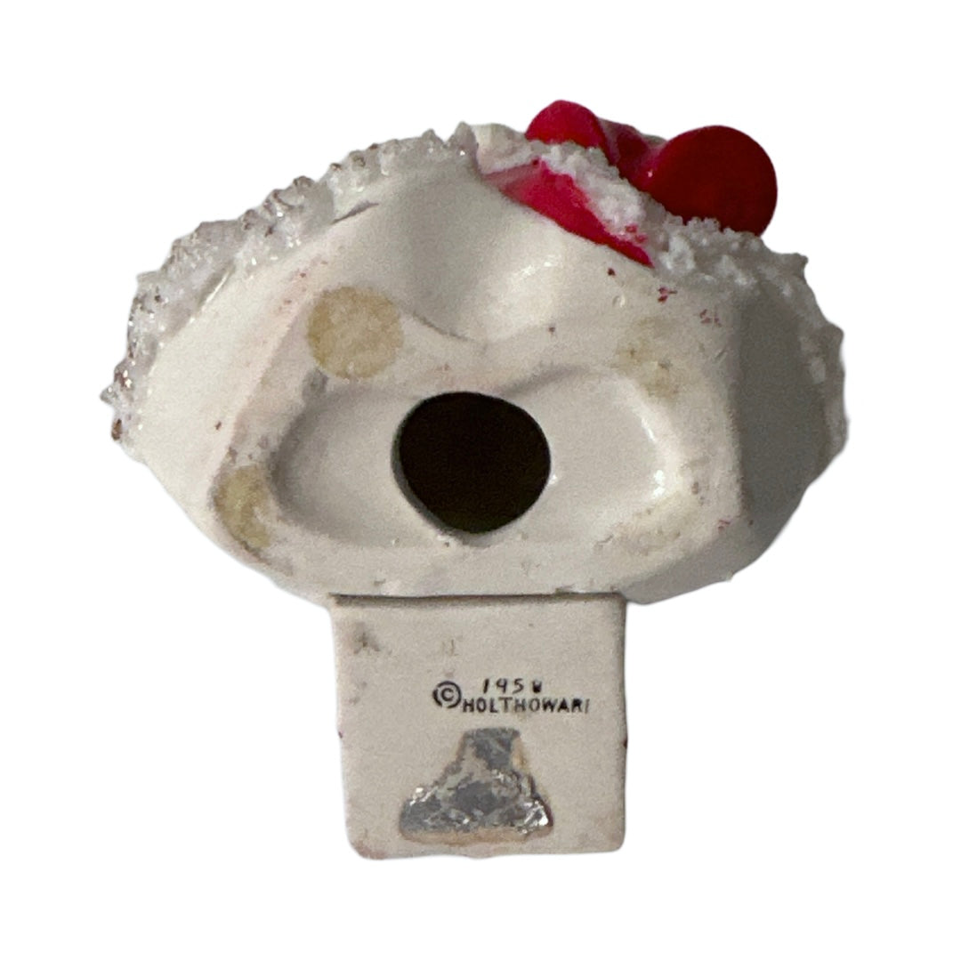 Holt Howard 1958 Spaghetti Trimmed Angel Candle Holder | Retro