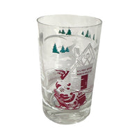 Load image into Gallery viewer, Libbey Mid-Century Santa Reindeer At The North Pole Juice Glasses (Set of 4)
