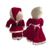 Load image into Gallery viewer, Vintage Homemade Mr and Mrs Santa Claus
