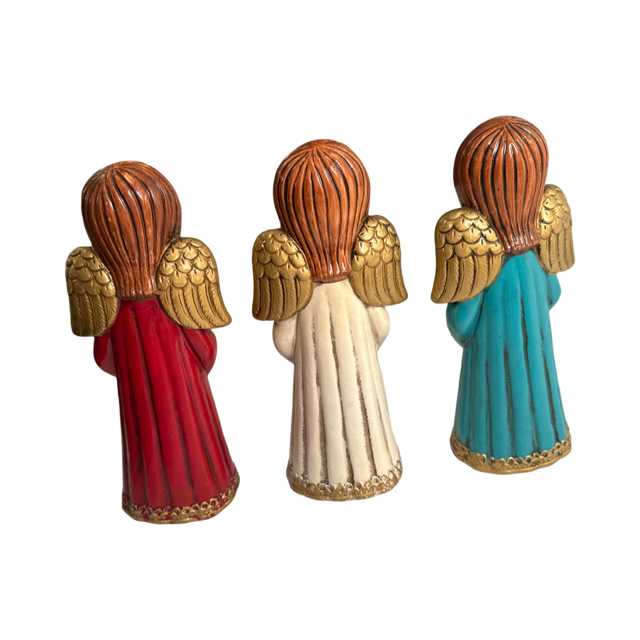 Vintage Ardco Heavenly Choir Angel Trio Figures (Set of 3) | Retro