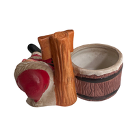 Load image into Gallery viewer, Jasco Vintage Sleeping Santa Candle Holder
