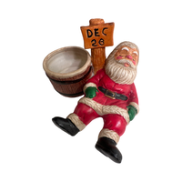 Load image into Gallery viewer, Jasco Vintage Sleeping Santa Candle Holder
