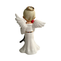 Load image into Gallery viewer, Vintage Napcoware Fishing Angel Figure
