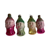 Load image into Gallery viewer, Vintage Russian Glass Snow White and the Seven Dwarfs Ornaments (Set of 8)

