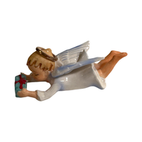 Load image into Gallery viewer, Schmid Brothers Christmas Angel with Present Figurine
