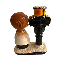 Load image into Gallery viewer, Vintage Blume Choir Boy with Presents Candle Holder

