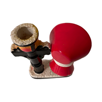 Load image into Gallery viewer, Vintage Blume Girl with Candy Canes Candle Holder
