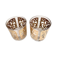 Load image into Gallery viewer, Georges Briard Signed 22-Karat Gold Spanish Scroll Glasses (Set of 2)
