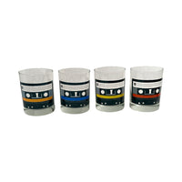 Load image into Gallery viewer, Uncommon Good Retro Mixtape Double Old Fashion Glasses (Set of 4)
