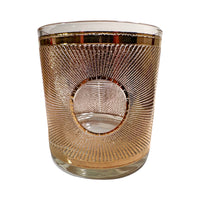 Load image into Gallery viewer, Culver Mid-Century Aurora Golden Glasses (Set of 4)
