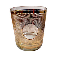 Load image into Gallery viewer, Culver Mid-Century Aurora Golden Glasses (Set of 4)
