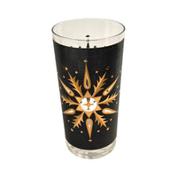 Load image into Gallery viewer, Helen Conroy Mid-Century Golden Snowflake Kaleidoscope Glasses (Set of 8)
