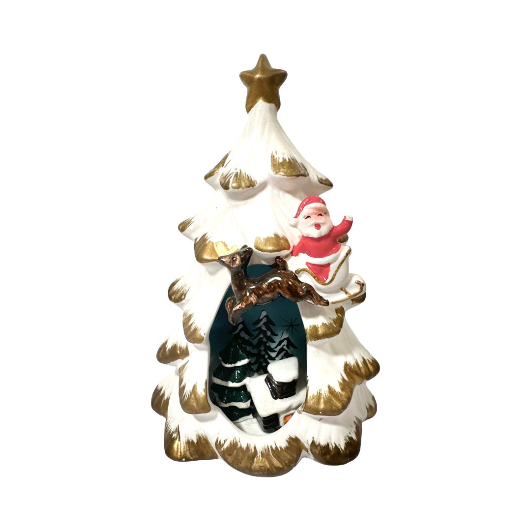 Napco Christmas Tree Diorama Planter | Retro Solstice