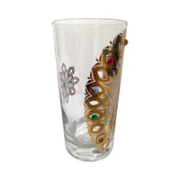 Load image into Gallery viewer, Culver Signed Mid-Century 22-Karat Gold Peacock Highball Glass
