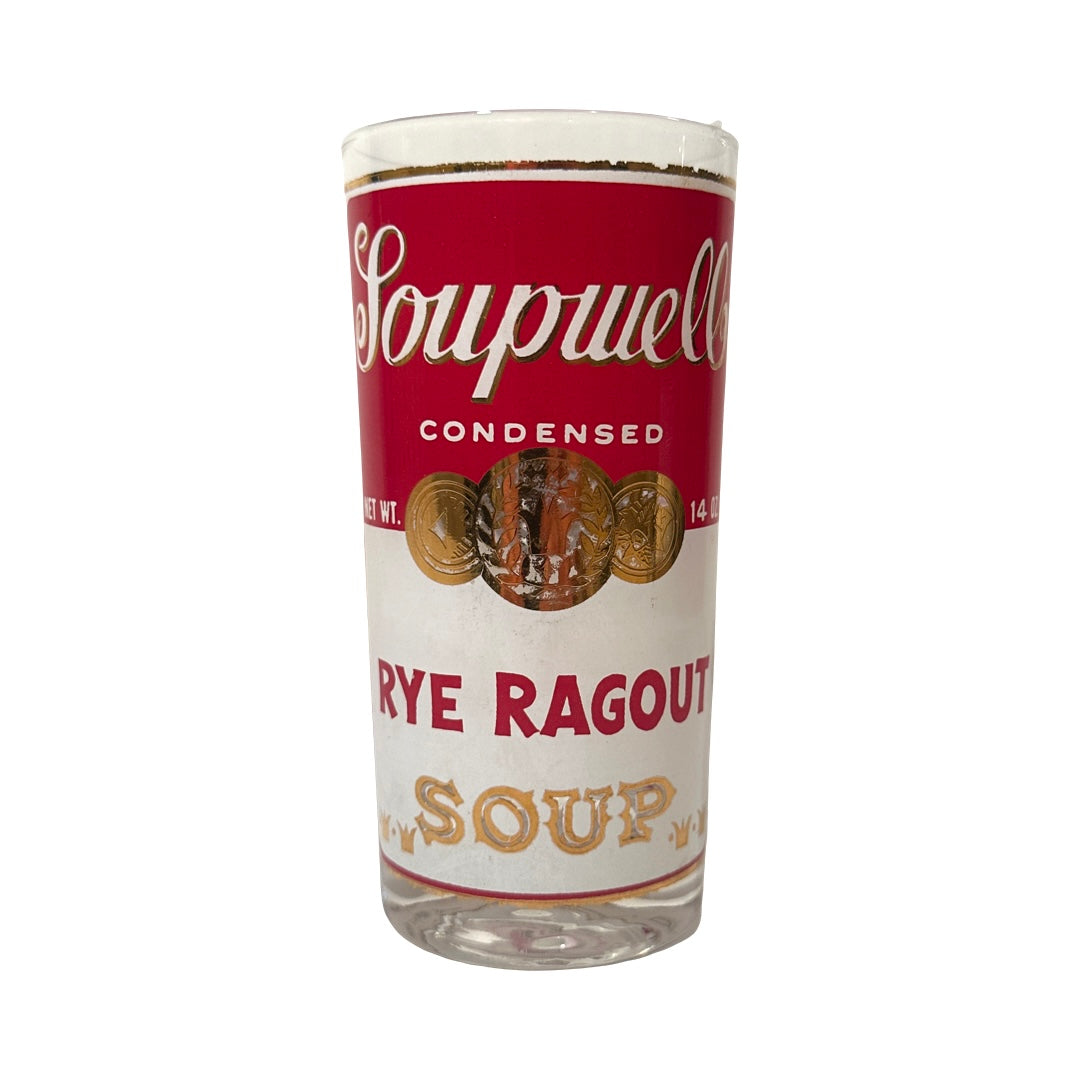 Georges Briard Signed Mid-Century Rye Ragout Soupwell Glass