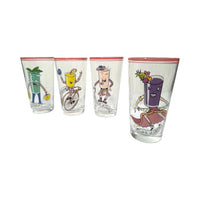 Load image into Gallery viewer, Vintage Anthropomorphic Cocktail Glasses (Set of 4)

