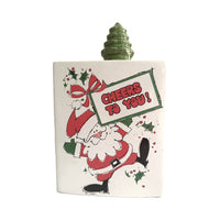 Load image into Gallery viewer, Vintage Old Bardstown Santa Cheers to You Bourbon Decanter
