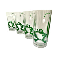 Load image into Gallery viewer, West Virginia Glass Company Mid-Century Frog Glasses (Set of 8)

