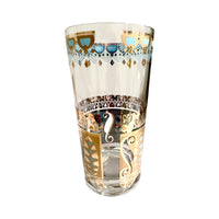 Load image into Gallery viewer, Culver Signed Mid-Century Saratoga Turquoise and 22-Karat Gold Highball Glasses (Set of 2)
