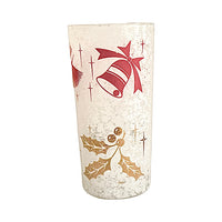 Load image into Gallery viewer, West Virginia Glass Pavl Signed Vintage Mid-Century Frosted Christmas Glass (Single)
