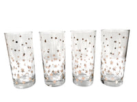 Load image into Gallery viewer, Culver Signed Mid-Century Gold Starry Nights Glasses (Set of 4)
