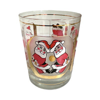 Load image into Gallery viewer, Culver Signed Mid-Century Santa Noel Double Old Fashion Glass (Single Glass)
