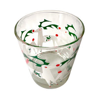 Load image into Gallery viewer, M. W. Periscope Signed Mid-Century Rudolph the red Nosed Reindeer Double Old Fashion Glasses (Set of 4)
