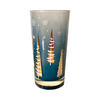 Load image into Gallery viewer, Gay Fad Mid-Century Atomic Winter Trees Glasses (Set of 4)

